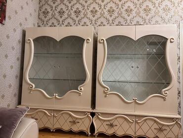 kreditle perdeler: Распашной, 2 двери Прямой шкаф, Сервант