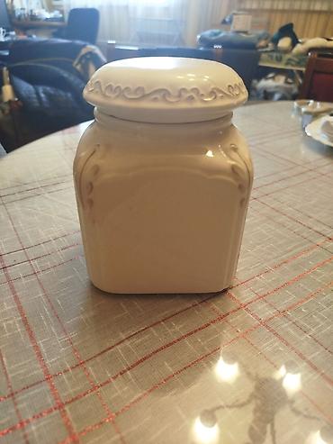 Ostalo posuđe: Stara retro ukrasna dekorativna cinija posuda za kafu - vintage — 6
