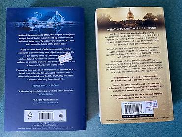 Kitablar və jurnallar: 2 ədəd Dan Brown kitabı. Deception Point və The Lost Symbol. İkisi — 2