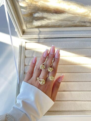 Bijuteriya dəstləri: Qaralmayan polad xuping çox keyfiyyətli bujuteriyalar❤️‍🔥💎 — 11