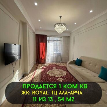 Продажа участков: 1 комната, 54 м², Элитка, 11 этаж, Евроремонт