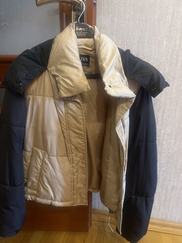 женские зимние кожаные куртки: Puxovik kurtka, Zara, S