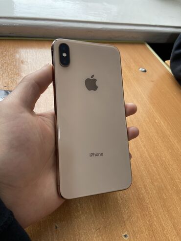 Уюлдук телефондор жана аксессуарлар: IPhone Xs Max, Колдонулган, 256 ГБ, Алтын, 100 %