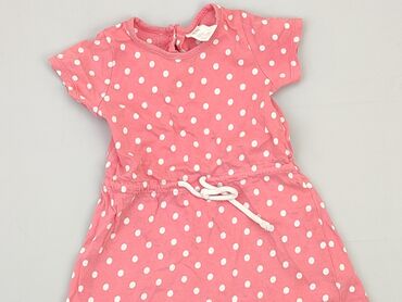 sukienka letnia niebieska: Sukienka, H&M, 6-9 m, stan - Bardzo dobry