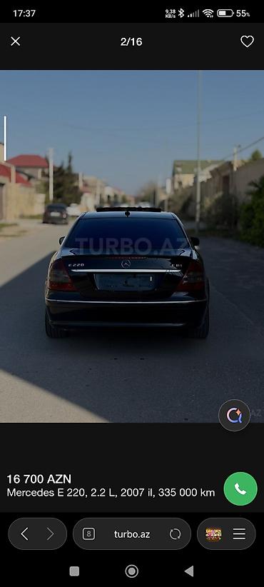 w212 mercedes: Mercedes-Benz E 220: 2.2 l | 2007 il Sedan — 2