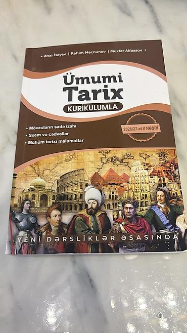 Ümumi Tarix Testlər 9-cu sinif, Anar İsayev, 1-ci hissə lalafo.az -da Ümumi Tarix Testlər 9-cu sinif, Anar İsayev, 1-ci hissə