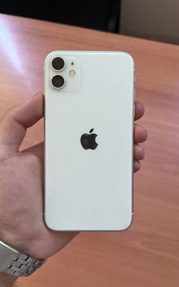 Apple iPhone: IPhone 11, 128 GB, Ağ, Barmaq izi, Face ID