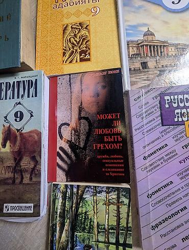 боты: Набор учебников и книг, преимущественно для 9 класса. В комплект — 6