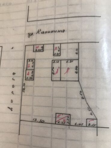 продаю дом кайназарова: Дом, 60 м², 5 комнат, Собственник, Старый ремонт