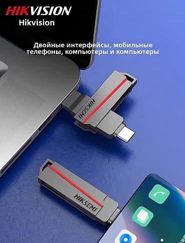 micro sd v30: Флеш-накопитель HIKVISION HIKSEMI с двойным разъёмом - Разъёмы: USB‑A — 2