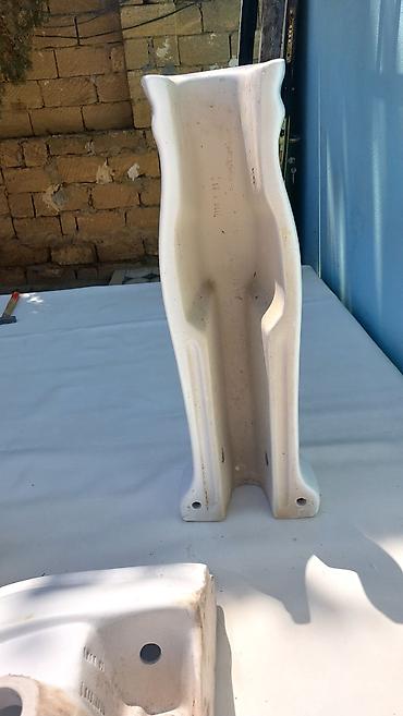 demir su çen: Piyedestal ayaqlı keramik lavabo dəsti - Material: sanitar — 3