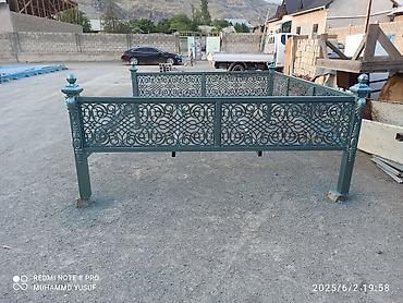 Садовые качели: Садовые качели Металл, Со спинкой, С крышей — 7