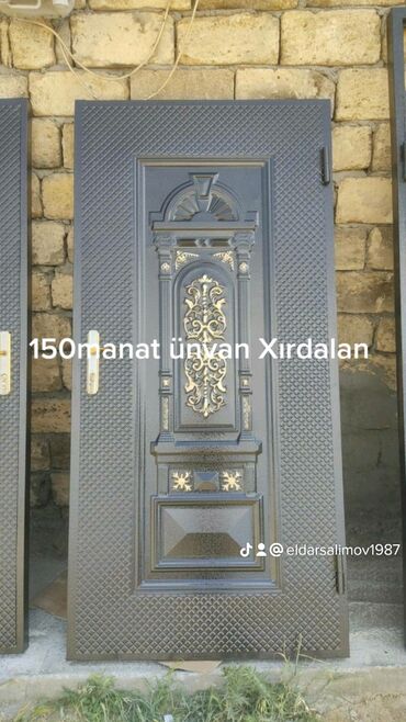 Giriş qapıları: Yeni Giriş qapısı 90x205 sm Zamok və çərçivə ilə, Zəmanətli, Ödənişli quraşdırma, Ödənişli çatdırılma, Rayonlara çatdırılma — 14