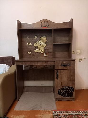 Uşaq masaları: Uşaq otağı üçün tematik yazı/iş masası – “Captain” dizaynı - — 1