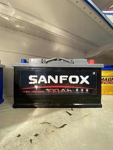 аккумулятор 6v: Аккумулятор SANFOX 6СТ-100VL (R) - Тип: свинцово-кислотный стартерный — 1