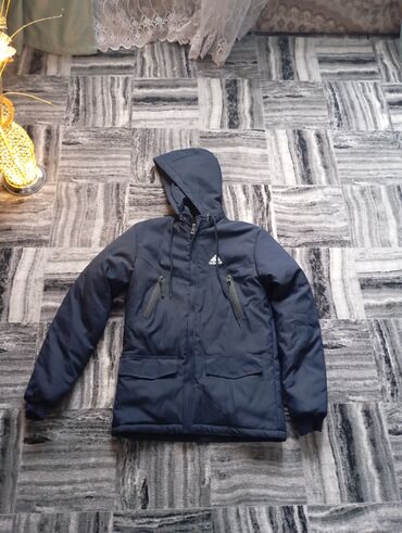 связи с переездом: Эркектердин курткасы, Adidas, Жаңы, түсү - Көк, Өзү алып кетүү