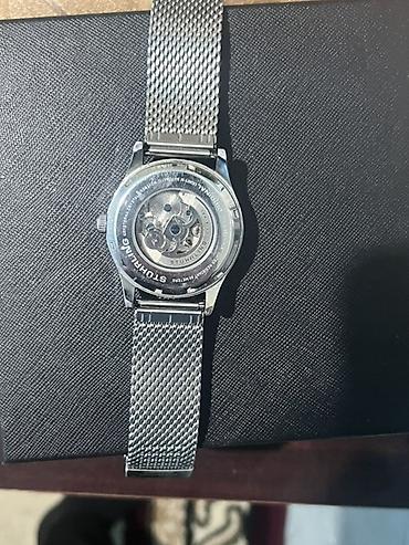 ucuz saatlar instagram: Skelet dizaynlı mexaniki qol saatı - Korpus: polad, parlaq metal rəng — 5