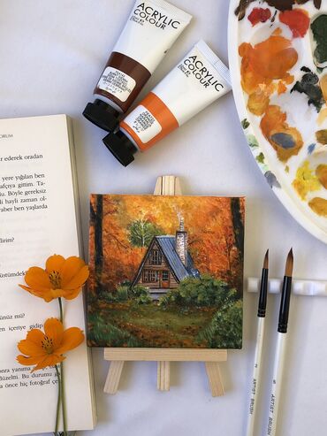 одеяло с подогревом бишкек: SATILIR 🍂
Akril ile ketan uzerinde resm. Olcu 11x11