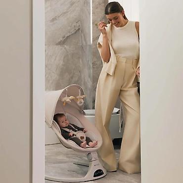 jakne cacak: KINDERKRAFT TULSY električna njihalica/ležaljka – Beige Šifra — 4