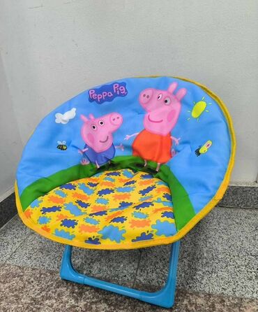 Foteljice: Dečija okrugla stolica sa motivom omiljenih crtanih junaka😍. Poseduje — 14