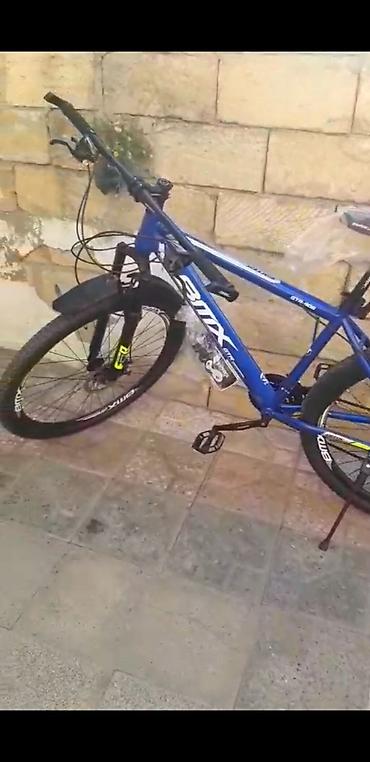 İdman velosipedləri: BMX GTX dağ velosipedi - Rəng: mavi, kontrast ağ-sarı detallarla - — 2