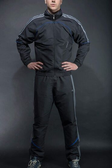 Trenerke: Komplet, 2XL (EU 56), 3XL (EU 58), XL (EU 54), Adidas, bоја - Crna, Mikrofiber — 10