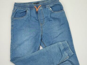 cienkie jeansy z wysokim stanem: Jeans, Reserved, 16 years, 170, condition - Very good