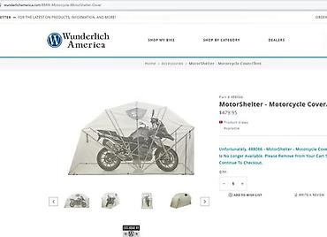 ormari: Preklopivi sklonište/garža za motocikl – MotorShelter - Samostojeća — 4