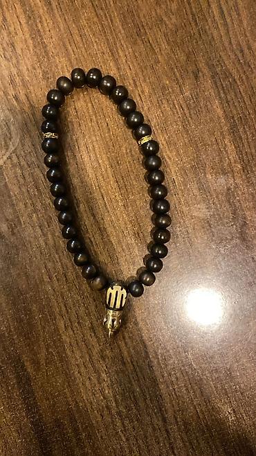 Təsbehlər: Taxta təsbeh dəsti - Material: taxta muncuqlar (tünd qəhvəyi və — 2