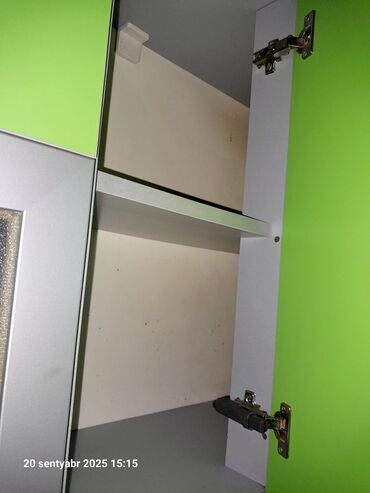 Mətbəx mebeli: Mətbəx mebeli dəsti – L formalı, kompaktn ölçülü - Ümumi ölçülər: sol — 5