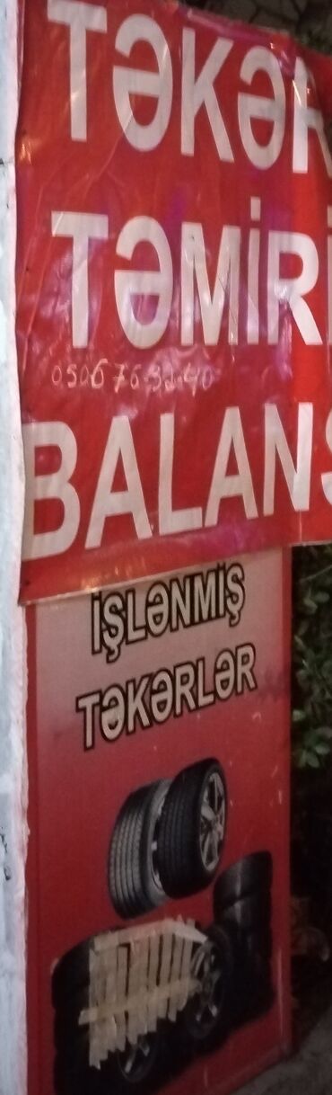 teker 18: Salam təkər balans yerinə təcrübəli işçi teleb olunur 50/50% Və yaxud