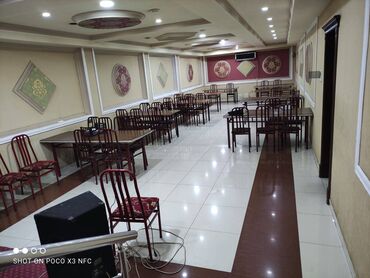 Restoran, kafelər: Qaraev metrosuna yaxın yerləşən ümumi sahəsim olan,10 otağlı — 17
