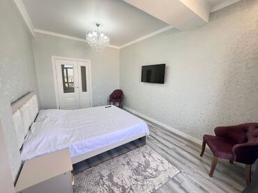 купить квартиру в строящемся доме в бишкеке: 1 бөлмө, 42 кв. м, Жеке план, 13 кабат, Дизайнердик ремонт