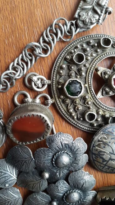 Bijuteriya dəstləri: Etno üslubda bəzək əşyaları dəsti – müxtəlif hissələr və asqılardan — 11