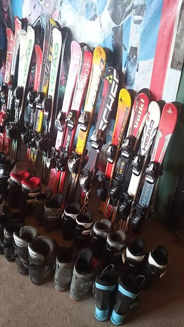 Лыжи: 50штук лыжа сатылат батинкасы менен.эвроппан келди жаныле — 2