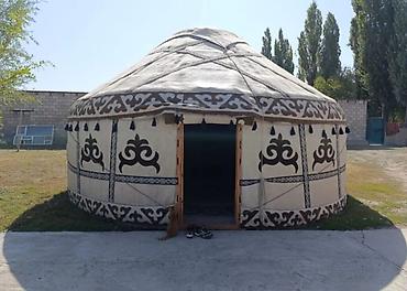 Аренда юрт: Аренда юрты, Каркас Деревянный, 85 баш, С полом, Самовар, Стулья — 4