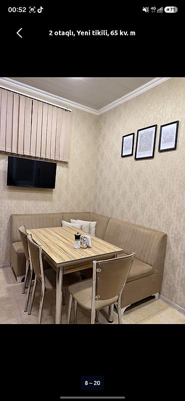 zamin əmlak: 2 otaqlı mənzil – Yeni tikili, 65 kv.m Çoxh super evimiz var.✅️ 2 — 7