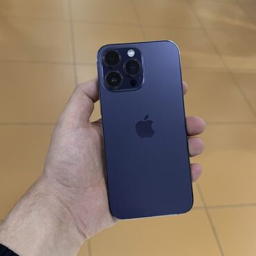 Apple iPhone: IPhone 14 Pro Max, Б/у, 256 ГБ, Deep Purple, 100 % — 1