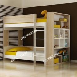 İkimərtəbəli uşaq çarpayıları: Oğlan və qız üçün, Yeni, Çarpayı, Matras ilə, Siyirməli, Laminat — 16