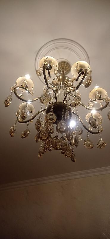 17 şam: Çılçıraq, 8 lampa, Şüşə — 2