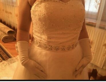 Toy paltarları: 40-42 razmerdi geyinilmeyib üzerinde remeni əlcəyi mini duvagida -da lalafo.az — 4 Toy paltarları: 40-42 razmerdi geyinilmeyib üzerinde remeni əlcəyi mini duvagida — 4