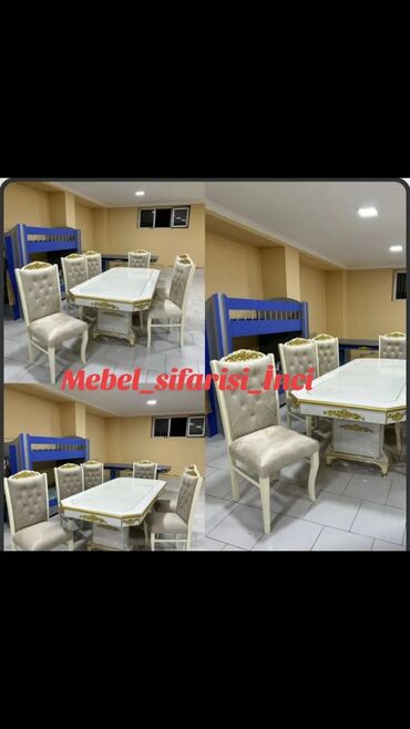 Sifarişlə masa və oturacaq dəstləri: Dördbucaq masa, Qonaq otağı üçün -da lalafo.az — 11 Sifarişlə masa və oturacaq dəstləri: Dördbucaq masa, Qonaq otağı üçün — 11