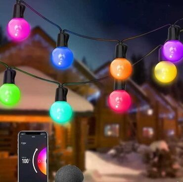 halteri h: Lampice rgb 10 m povezivanje app 2900 din RGB LED lampice za