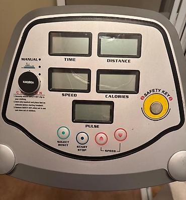 qaçış lenti: Qaçış trenajoru – elektron panel və təhlükəsizlik açarı ilə - Kompakt — 2