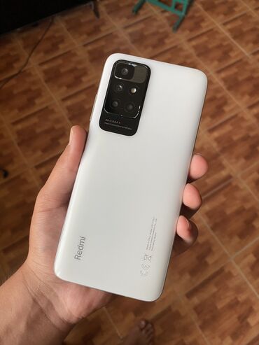 ми ош: Redmi, Redmi 10, Б/у, 64 ГБ, цвет - Белый, 1 SIM, 2 SIM