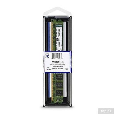 Комплектующие для ПК: Оперативная память (RAM) для ПК Kingston, 8 ГБ, 1600 МГц, DDR3, Для ПК, Новый — 1