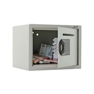 pul qutusu: AIKO T-23 EL Elektron Kilidli Mebel Seyfi Kompakt metal seyf ev — 1