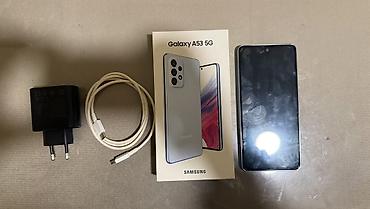 Mobil telefon və aksesuarlar: Samsung Galaxy A53 5G, 128 GB, rəng - Göy, Zəmanət, Sensor, Barmaq izi — 2