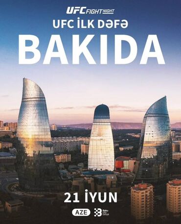 Digər idman və istirahət malları: 🔥 UFC BİLETİ SATILIR — Bakıda canlı döyüş izləmək fürsətini qaçırma! 🔥
