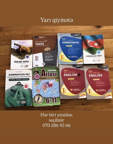 Müxtəlif fənlər üzrə hazırlanmış dərsliklər təqdim olunur. Bu dərs